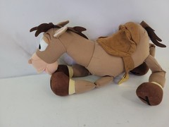 Disney Store Toy Story Woody’s Poseable Galloping Horse Bullseye 12″ .