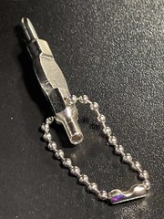 Pro Fingerboard Tool Silver Keychain