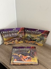1995 DRAGONHEART Kenner Figures Lot Of 3 Draco, Medusa & Razorthorn