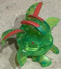 Bakugan Battle Brawlers Percival Neon Green Translucent Ventus 580G