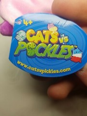 CEPIA CATS VS PICKLES 4″ BEAN-BAG PLUSH BANDIT #036 NEW AR391