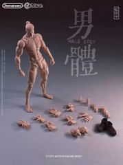 US Romankey X COWL 1/12 Pale Male Super Flexible Body Doll 6” Joint FigureToys