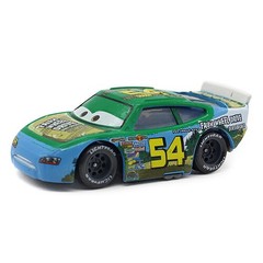 2PCS Disney Pixar Cars1 3 NO.54 Green Car Collectible Die-cast Model Toy Car Boy