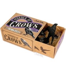 Whimsical Black Crow Figure Set | Perfect Housewarming Gift for All Ages