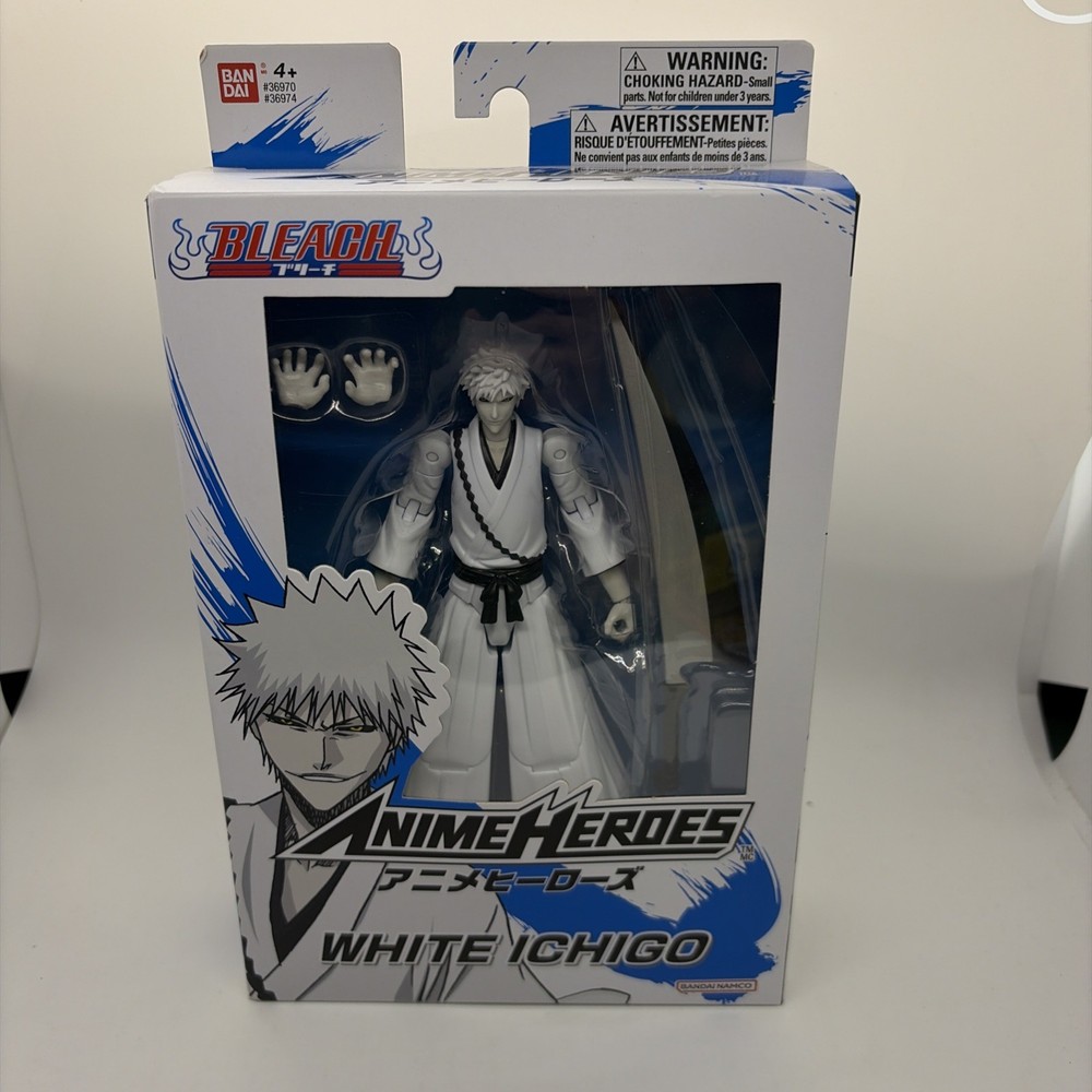 Anime Heroes Bleach WHITE ICHIGO 6″ Action Figure New Bandai