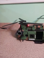 Chap Mei 18″ Long Soldier A Force Chinook Military Helicopter NOT COMPLETE parts