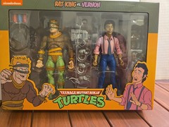 NECA Teenage Mutant Ninja Turtles (Cartoon) – Rat King Vs VERNON 2PACK sealed