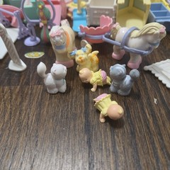 VINTAGE 1988 PRECIOUS PLACES MANSION HOUSES FIGURES LOT FISHER PRICE *Not Tested