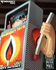 New MATCH MAX Designer Toy Figure by Emergency Toys