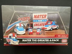 Disney Pixar Cars Toons: ALL 4 Mater the Greater 4 Pack Box Sets Mint Packages