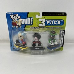 Tech Deck Dude Magna Series 3 Pack Enstein Simon Stevie J New Box Wear