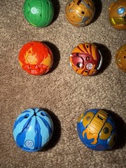 Lot of 28 Bakugan Battle Brawlers Figures Balls Cubes Mixed Bundle Spin Master