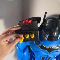 2017 Mattel Batman Blue Robotic Suit Imaginext 30 In Tall