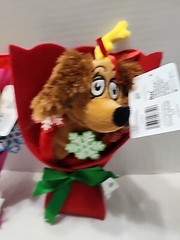 2 pk The Grinch Christmas Plush Bouquet with Removable Plush Max & Cindy Lou Who