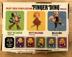 VINTAGE REMCO 1969 BETTY BALLERINA FINGER DING DOLL ACTION FIGURE ORIGINAL BOX