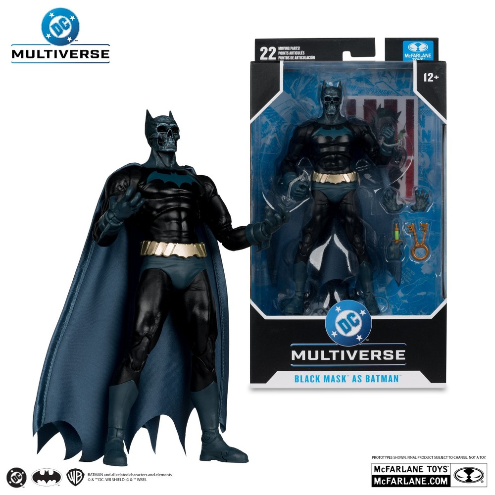 McFarlane DC Multiverse Black Mask as Batman (Beneath the Mask) 7″ Action fig