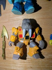 Battle Beasts 4 Complete Figures Lot #23 Horse #33 Moose #34 Chameleon 37 Walrus