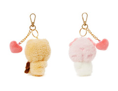 KAKAO Friends LOVE Magnet Plush APEACH RYAN Keyring Set VALENTINE [lot of 2]