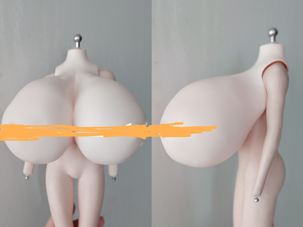 1/6 Female Super Large Breast Kits Cover Model Fit 12” PH TBL Figure Body Doll