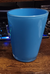 Justice League America DC Comics Blue Plastic Cup 10-12oz, rare free ship,