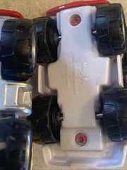 2000 Hasbro Tonka Chuck & Friends Fire Truck Lot 3 pcs Die-cast & Plastic Parts