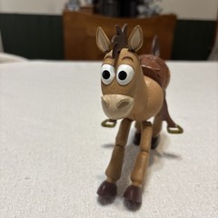 Vintage Disney 1996 Toy Story Bullseye Horse movable legs 6.5 in Action Figure