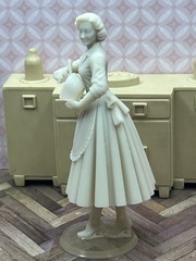 1:24 1950 Dollhouse Hostess Homemaker Inspired by Marx with Mixing Bowl