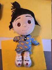 Despicable Me 2 Agnes Talking Light Up Bedtime Plush Doll Universal Studios