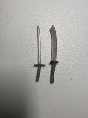 Snake Eyes Clear Gray Sword Vintage Hasbro G.I. GI Joe ARAH 1994 Part Lot