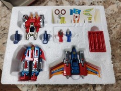 Vtg Kingdam TAKARA Bootleg Transformers G1 3-in-1 KO 80s Diaclone Voltron Figure