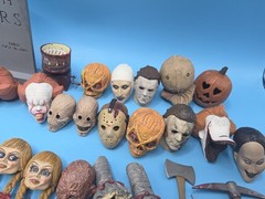 NECA Horror Parts & Accessories Lot Jason Freddy Michael Myers Halloween It