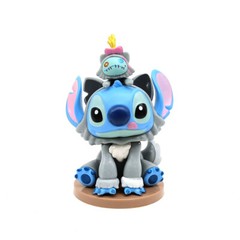 6pcs Lilo & Stitch Figures Stitch Halloween Party Cosplay Cake Decor Figurines