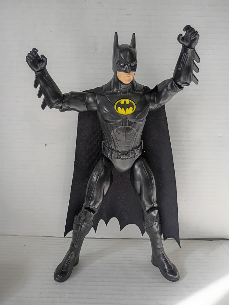 DC Batman The Flash Michael Keaton 12 Inch action figure toy black yellow 1:12