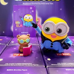 POP MART Minions Bedtime Stories by Bob and Tim Blind Box Confirmed Figure Toys