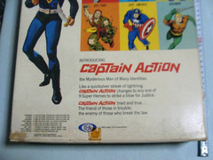 Ideal Captain Action Captain America Action Figure Deadstock Ages 15+ Used
