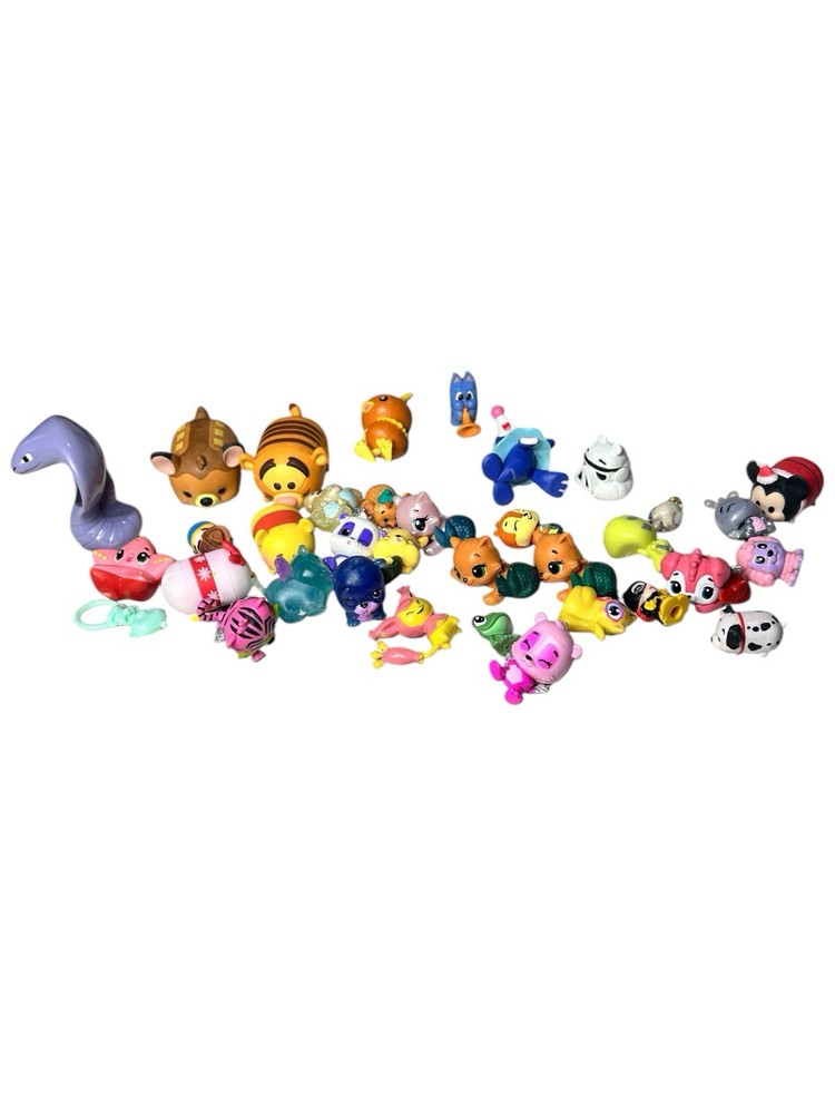 Lot Of Little Girl Toys Littlest Pet Shop Pokémon Tsum Tsum Disney 30+ Figures