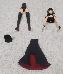 KC-YOR-SKT: 1/12 Wired Fabric Skirt for SPY x FAMILY SH Figuarts Yor Forger