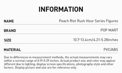 POP MART Peach Riot Rush Hour Figures Sealed CONFIRMED Blind Box Figures