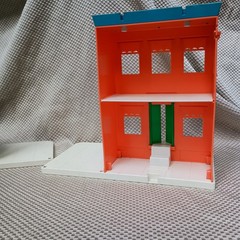 VTG 1991 ILLCO Sesame Street Playset w/ all Figures Few Missing Pieces DMGD Box