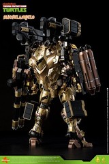 HB0092 Michelangelo Golden Version | Heat Boys TMNT Mecha Figure | TFSource
