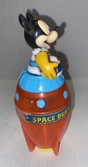 For Restore Parts Vintage Mickey Mouse Rocket Space Bubbles Toy