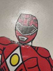 Vintage Power Rangers Die Cut Jason Red Ranger Likely Cereal Box See Pics 4×5.5