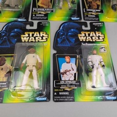 VTG Kenner Star Wars POTF 14 Figures Carded 1997 Collection 2 & 3 w/ Branded Box