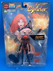 1998 NEW Cynder Fire Skin Variant Action Figure Skybolt Toyz