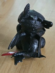 How to Train Your Dragon Toothless 3″ Action Figure Swivel Head Teeth Tongue