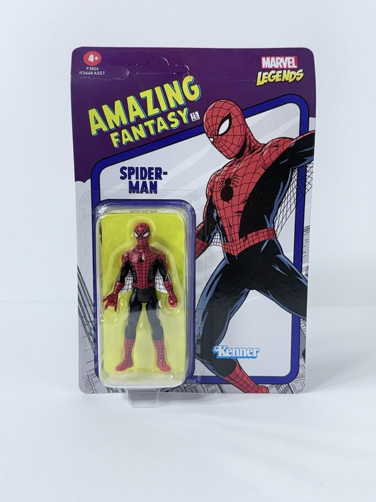 Marvel Legends Amazing Fantasy Spiderman Retro Card 3.75” Action Figure