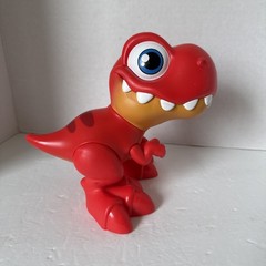 Zuru Smashers Junior Dino Dig Red T-Rex Action Figure 6″ Dinosaur Toy Blue Eyes