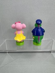 Baby Genius Learn & Grow Pink Elephant Crocodile Figure 3.25” Plastic Toy VTG