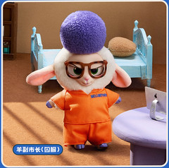 MINISO Zootopia Series Blindbox Confirmed Color, Plush Pendant & Keychain