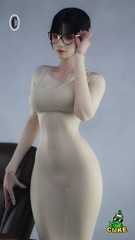 1/6 Female Ultra-thin Elasticity Sexy Hip Hugging Jumpsuit Skirt For 12″Figure